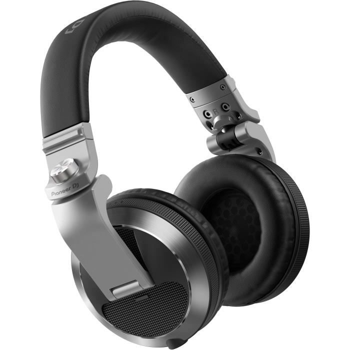 Pioneer DJ Wired Headphones - HDJ-X7-S - Silver - Weatherproof