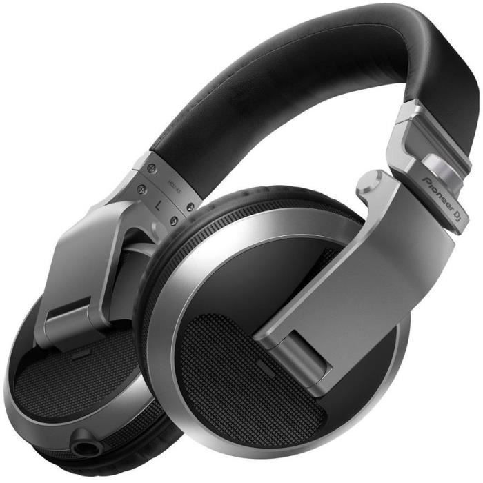 PIONEER DJ Wired Headphones - HDJ X5 - Silver