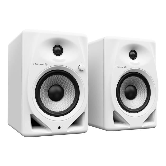 PIONEER DJ Pair of DM-50D-W Monitors - Bass Reflex - 2x25W - White
