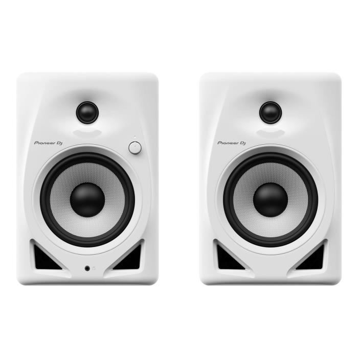 PIONEER DJ Pair of DM-50D-W Monitors - Bass Reflex - 2x25W - White