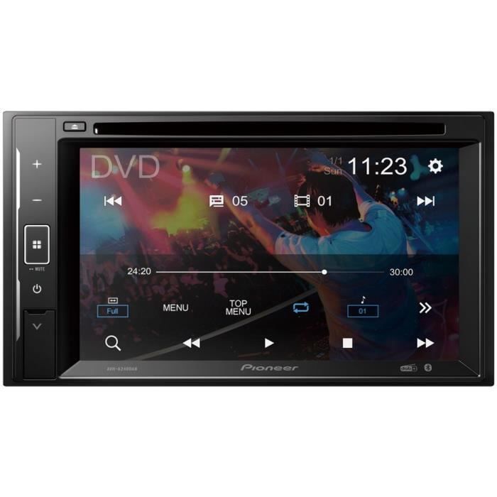 Pioneer AVH-A240DAB Multimedia Car Radio - 6.2" Touchscreen - 2DIN - DVD - DAB - USB