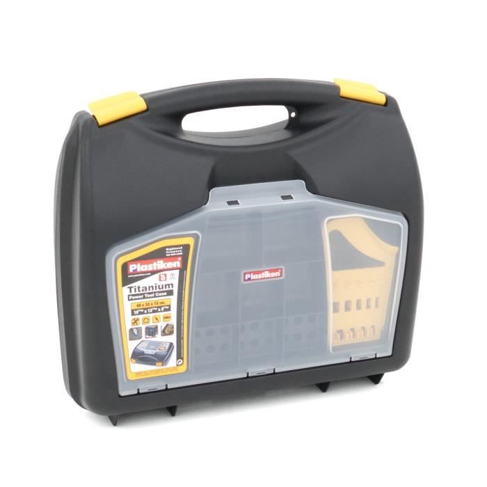 Plastiken - Tool Case 63040_BLACK - 40 cm - Titanium - Plastic