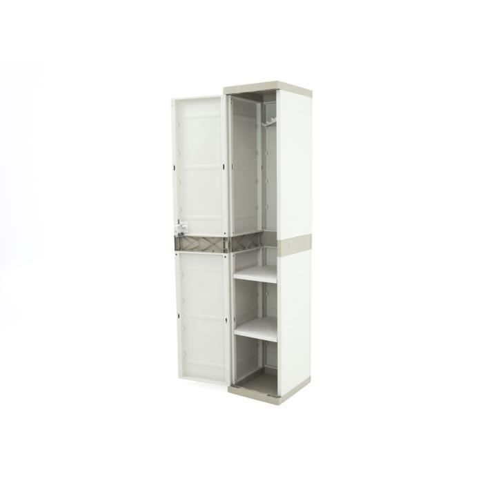 PLASTIKEN High Wardrobe - 1 Door - 35 cm - White