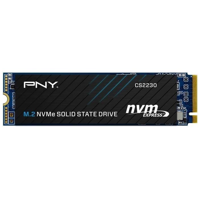 PNY CS2230 500GB Internal M.2 NVMe Gen3 SSD, up to 3300MB/s - M280CS2230-500-RB