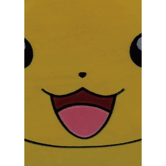 Pokémon Premium Square Cushion Pikachu, Microfiber, 40 cm