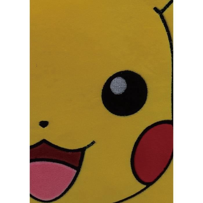Pokémon Premium Square Cushion Pikachu, Microfiber, 40 cm