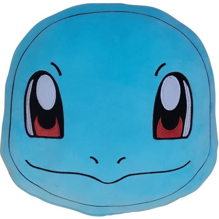 Pokémon Premium Cushion Squirtle Face, Microfiber, 40 cm
