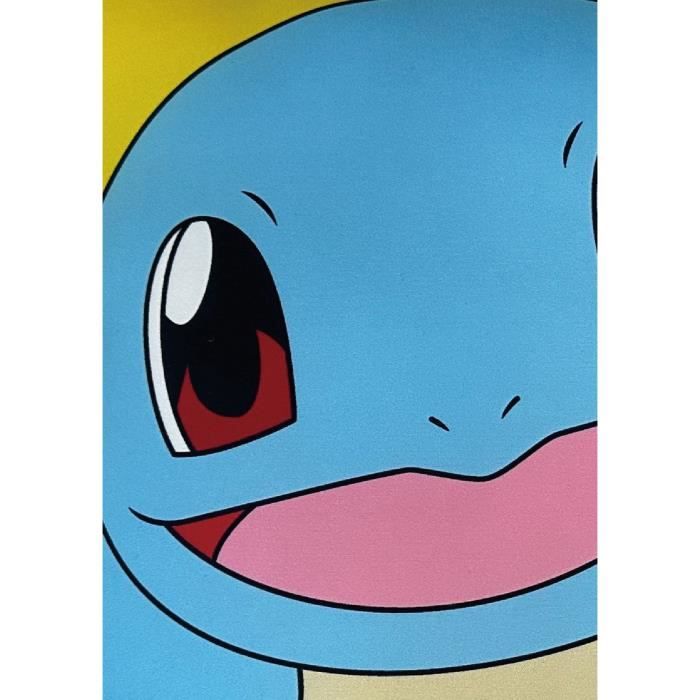 Pokémon Double-sided Cushion - Pikachu and Squirtle - Microfiber - 40 x 40 cm