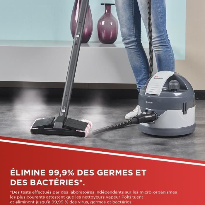 POLTI VAPORETTO ECO PRO 3.0 Steam Cleaner - 4.5 BAR - 2000W - 2 L - 9 Accessories