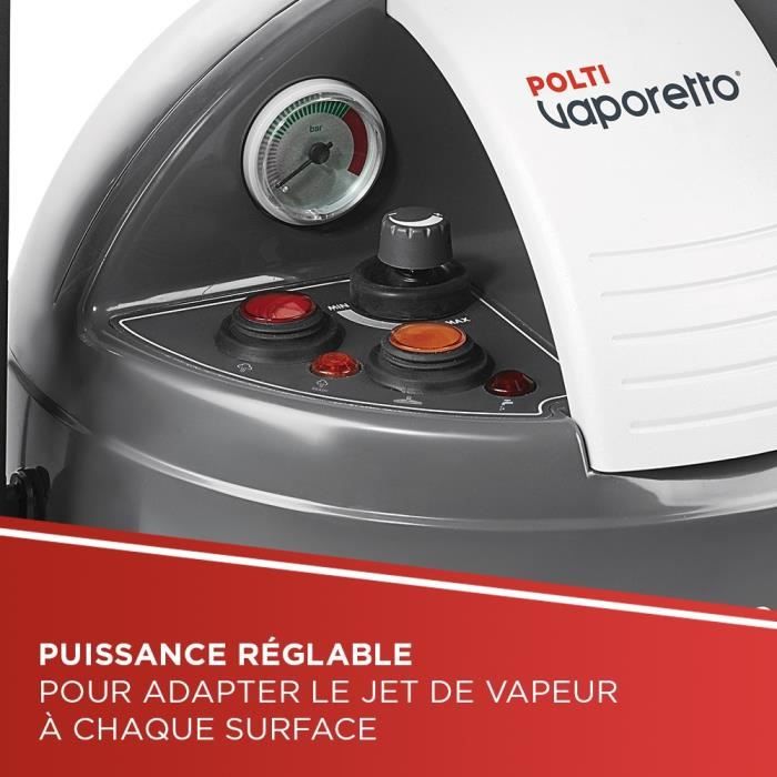 POLTI VAPORETTO ECO PRO 3.0 Steam Cleaner - 4.5 BAR - 2000W - 2 L - 9 Accessories
