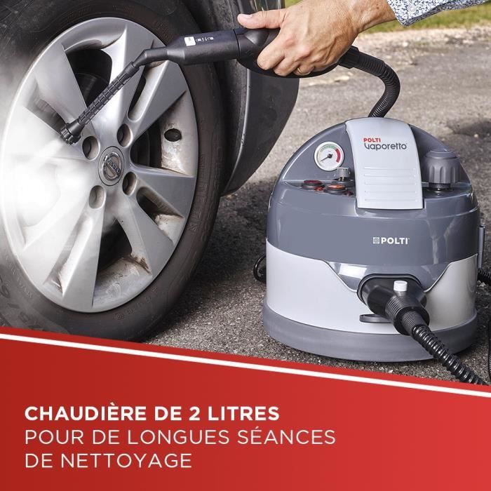 POLTI VAPORETTO ECO PRO 3.0 Steam Cleaner - 4.5 BAR - 2000W - 2 L - 9 Accessories