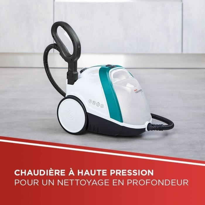 POLTI VAPORETTO SMART 100 T Steam Cleaner - 1500W - 4 BAR - 110 g/min - 9 Accessories 110g/min