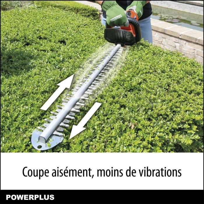Powerplus Dual Power Cordless Hedge Trimmer POWDPG7536 - 40V - 670 mm Blade