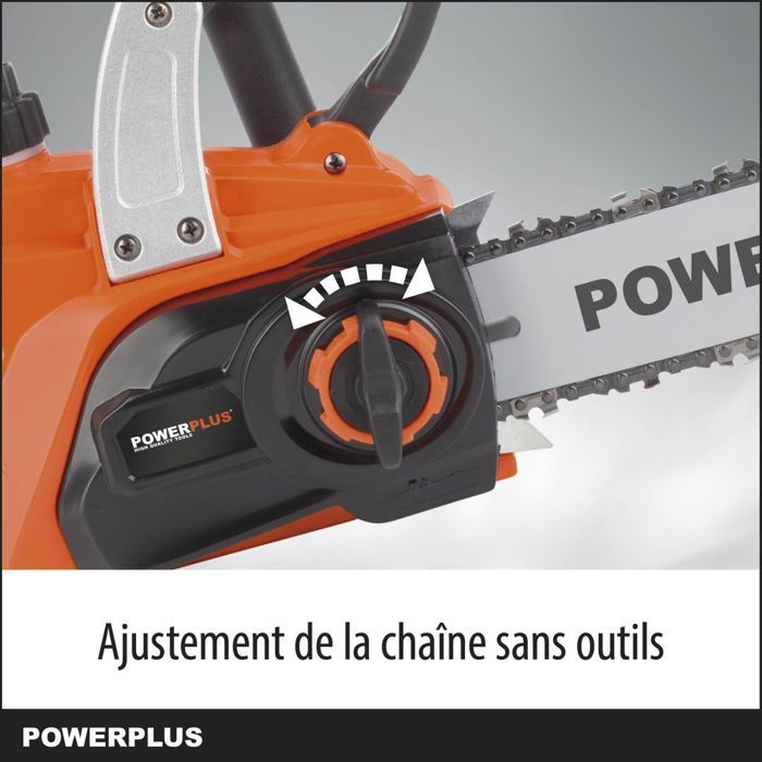 PowerPlus Battery Chainsaw - 20V - 300 mm Guide - Powdpg7570
