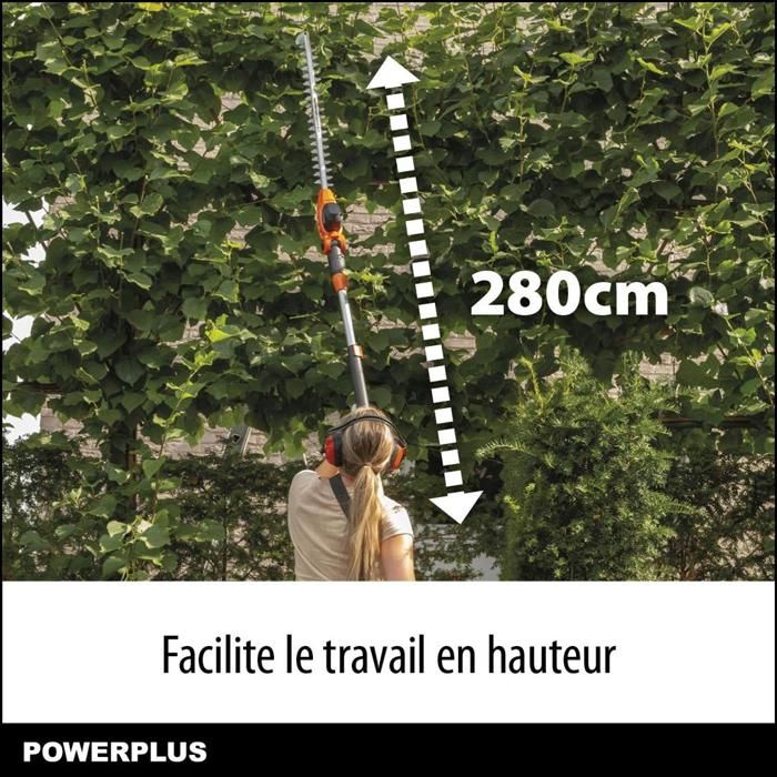 Powerplus Dual Power Cordless Hedge Trimmer POWDPG75380 - 40V - 600 mm Blade