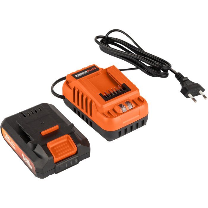 POWERPLUS Cordless Hedge Trimmer - 20V - 515 mm Blade - Cutting Thickness up to 15 mm
