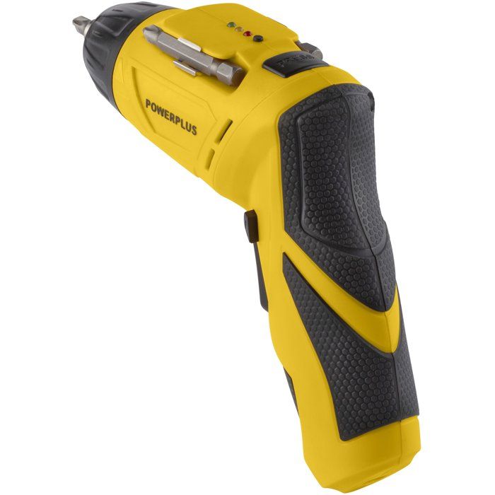 POWERPLUS Screwdriver 4V POWX00406 - LED Light - Adjustable Handle - Magnetic Hex Bit Holder