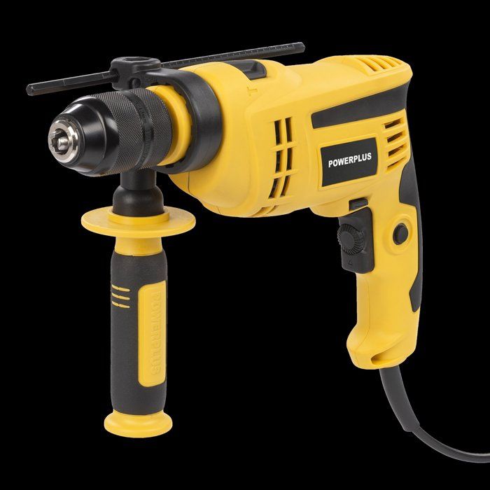 POWERPLUS Impact Drill - 1050 W - 48,000 Strokes/Min - Wood/Steel/Concrete