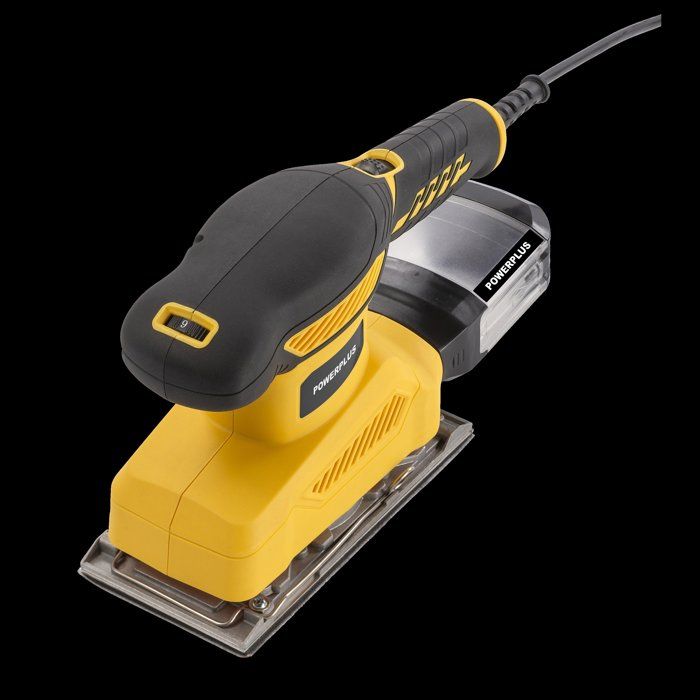 POWERPLUS Orbital Sander - POWX04010 - 260W - 24,000 Strokes/Min - Dust Collection Box