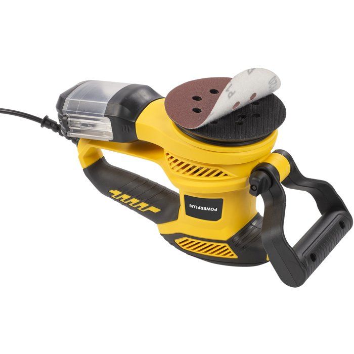 POWERPLUS Random Orbital Sander - POWX04710 - 450W - Ø 125 mm - Dust Collection Tray