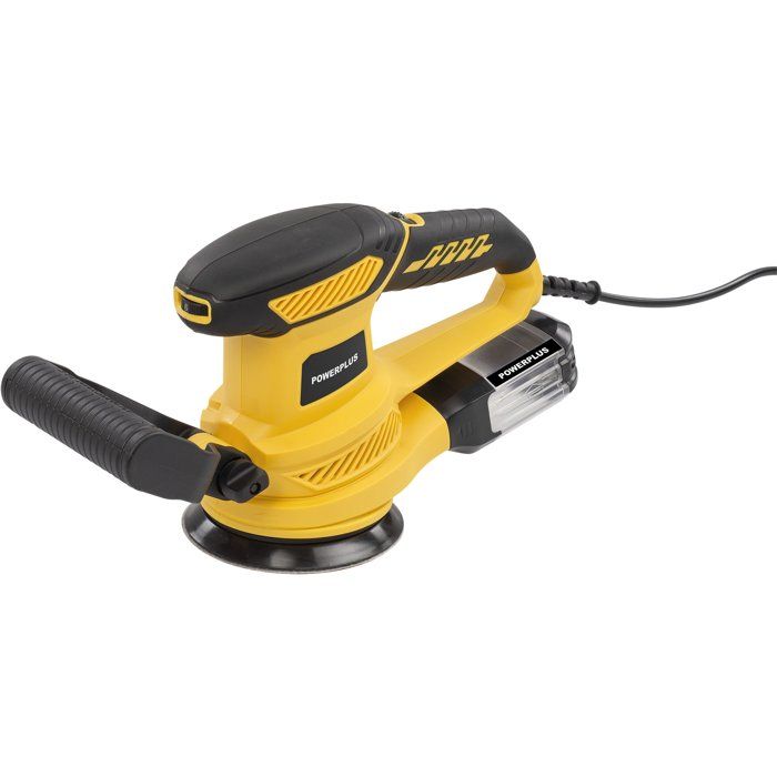 POWERPLUS Random Orbital Sander - POWX04710 - 450W - Ø 125 mm - Dust Collection Tray