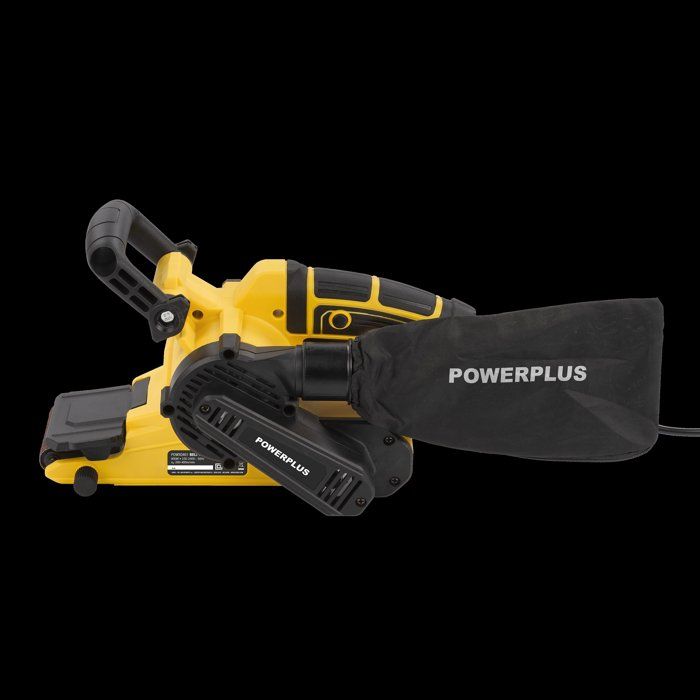 Ponceuse a bande - POWERPLUS - POWX0461 - 900 W - Large bande abrasive - Inclus : mallette de rangement et 3 accessoires