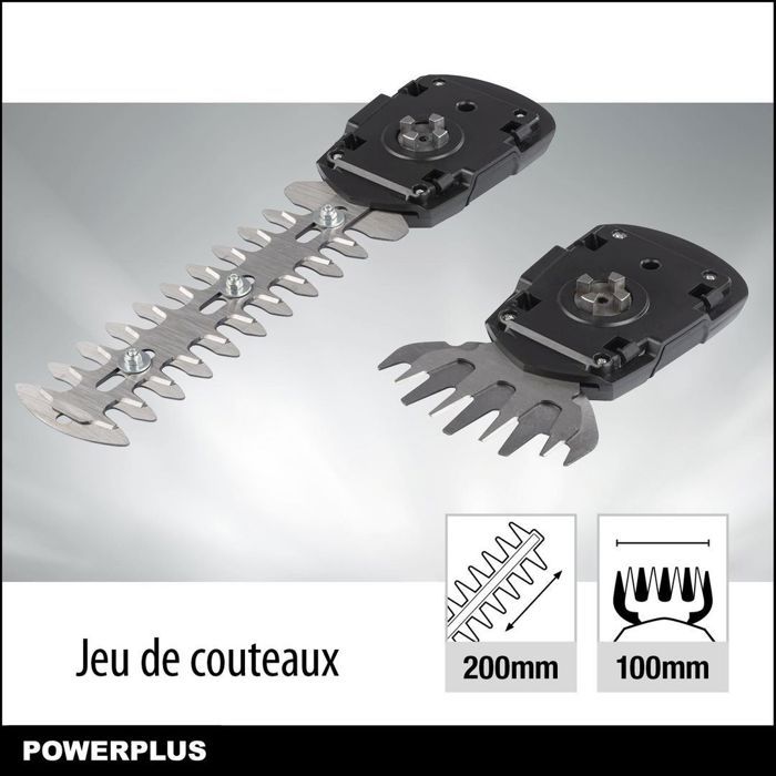 Powerplus POWXG2033 Cordless Grass Shears and Hedge Trimmer