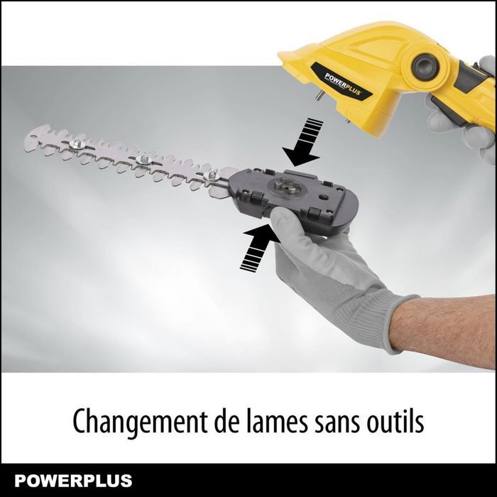 Powerplus POWXG2033 Cordless Grass Shears and Hedge Trimmer