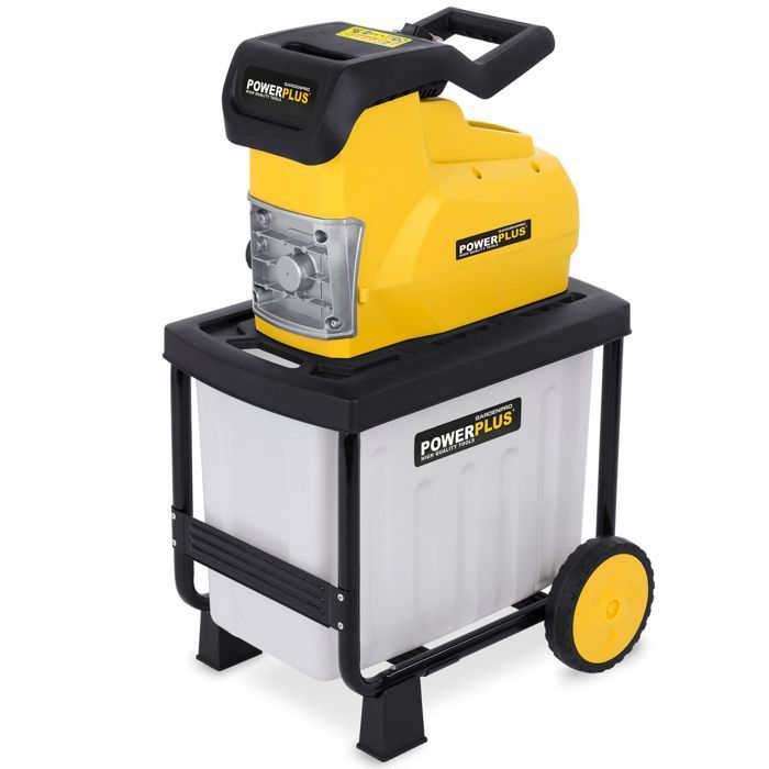 2800W Garden Shredder - 45 mm cutting diameter, 50 L collection bag