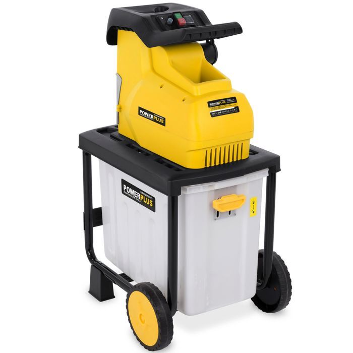 2800W Garden Shredder - 45 mm cutting diameter, 50 L collection bag
