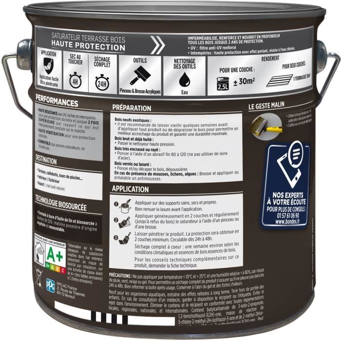 BONDEX Saturator - Colorless - Matte - 2.5 L