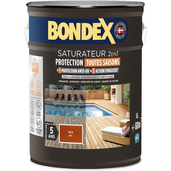 BONDEX Saturator - Teak - Matt - 5 L