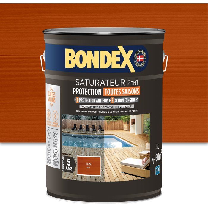 BONDEX Saturator - Teak - Matt - 5 L