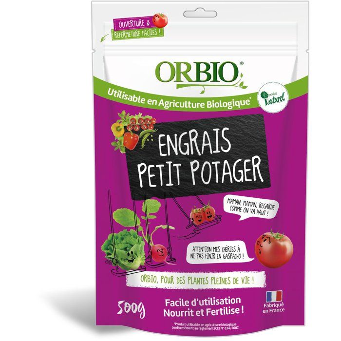 Granulated vegetable garden fertilizer - OR BIO - Small Vegetable Garden 500 g - Nutritious granules - Organic formula