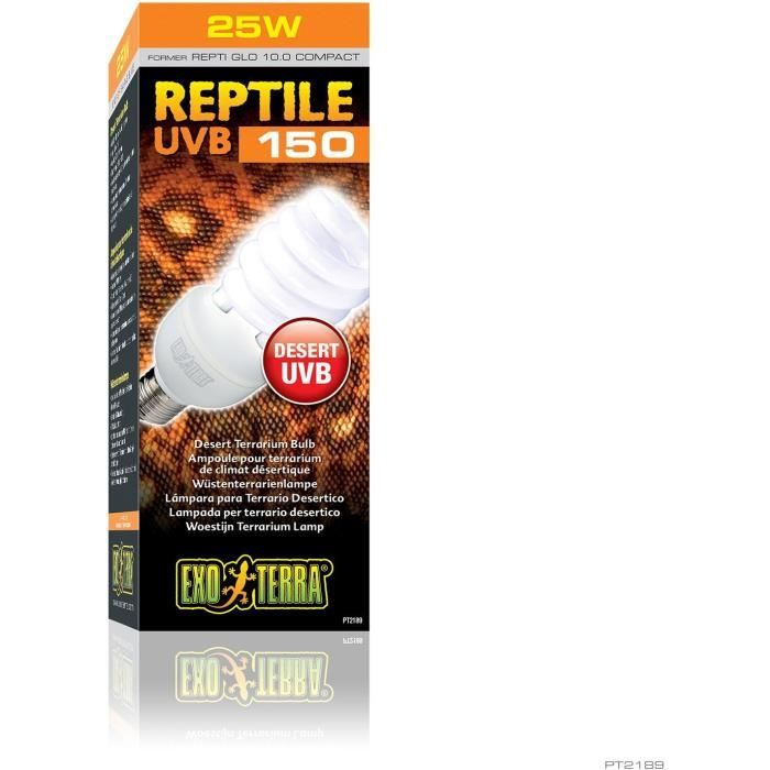 EXO TERRA UVB Compact Fluorescent Bulb - Reptile UVB 150 - Desert Climate 26W