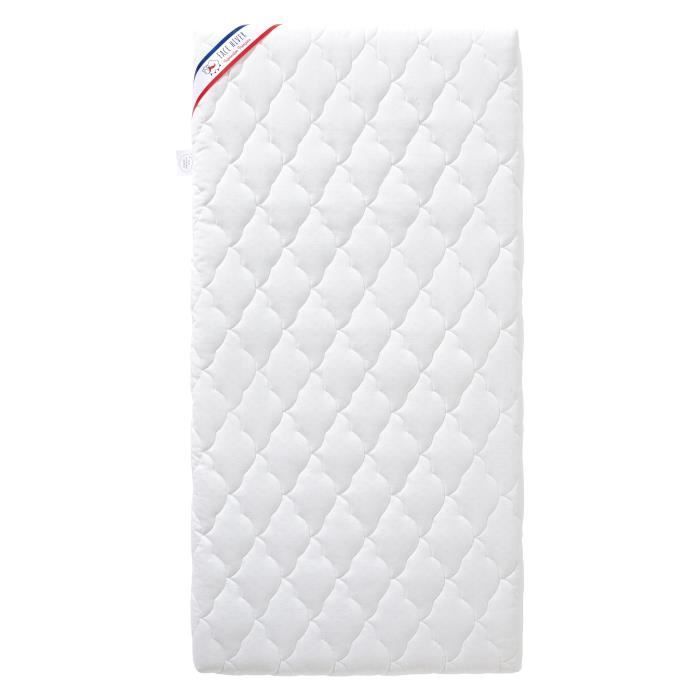 Air-Conditioned Baby Mattress - 70 x 140 x 10 cm - Reversible - Removable Cover 70x140x10
