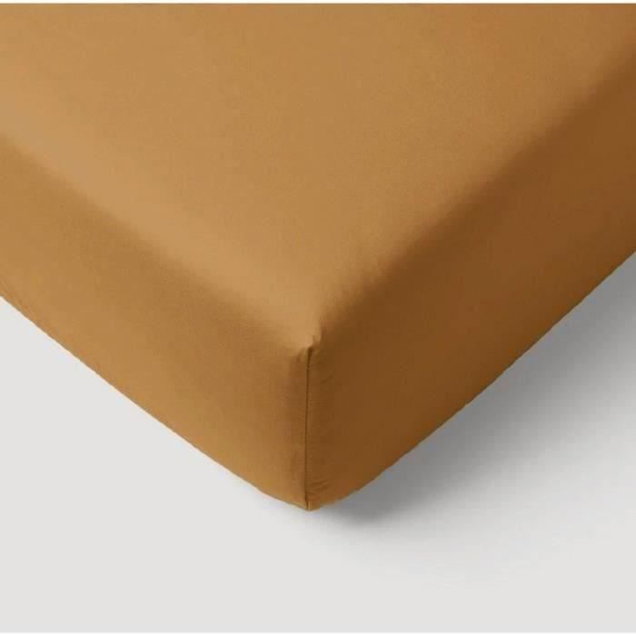 P'TIT DODO Fitted Sheet - Jersey - 70 x 140 cm - Caramel