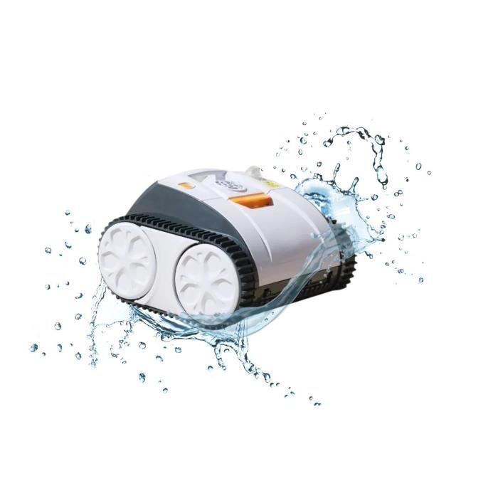 Robot de piscine - Bestway - Ruby - Autonome - nettoyage fond et parois - 8x4 m max