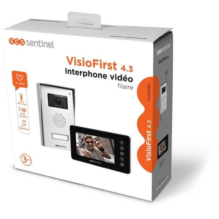 SCS SENTINEL VisioFirst 4.3 Wired Video Intercom - 4.3" Screen