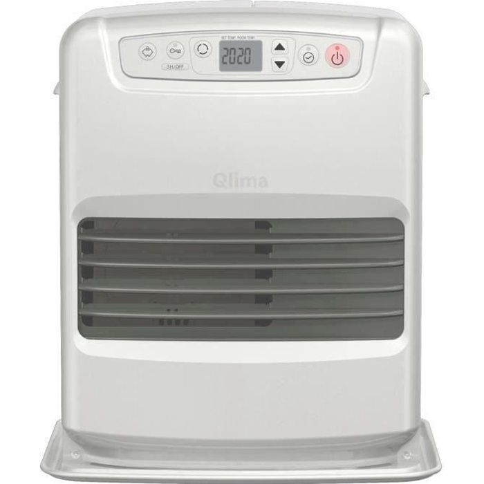Qlima SRE 3231C2 3.1 kW Electronic Kerosene Heater for Rooms up to 48m², Odor Control System