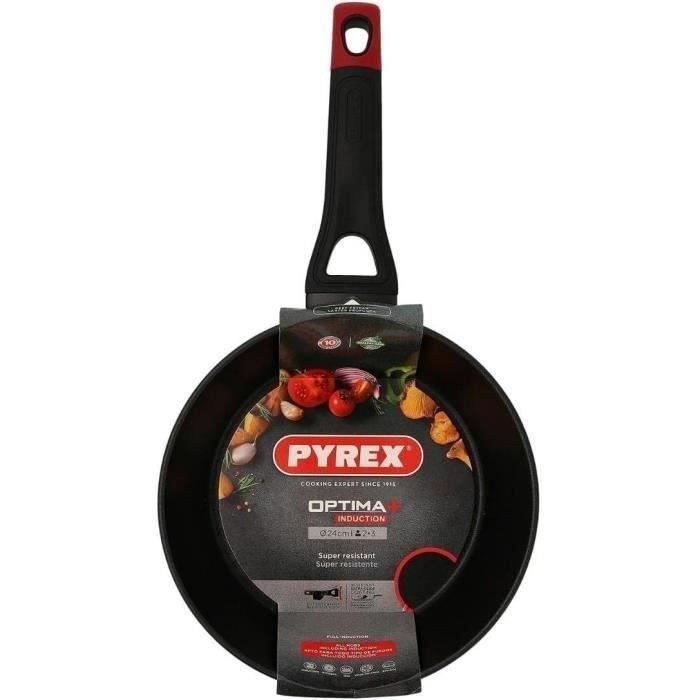 PYREX Deep Frying Pan - Forged Aluminum - Non-stick - 24 cm - PFAS-free