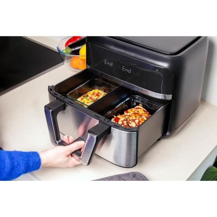 PYREX Air Fryer Dish - 1450143 - Rectangular Borosilicate Glass - 23 x 15 cm