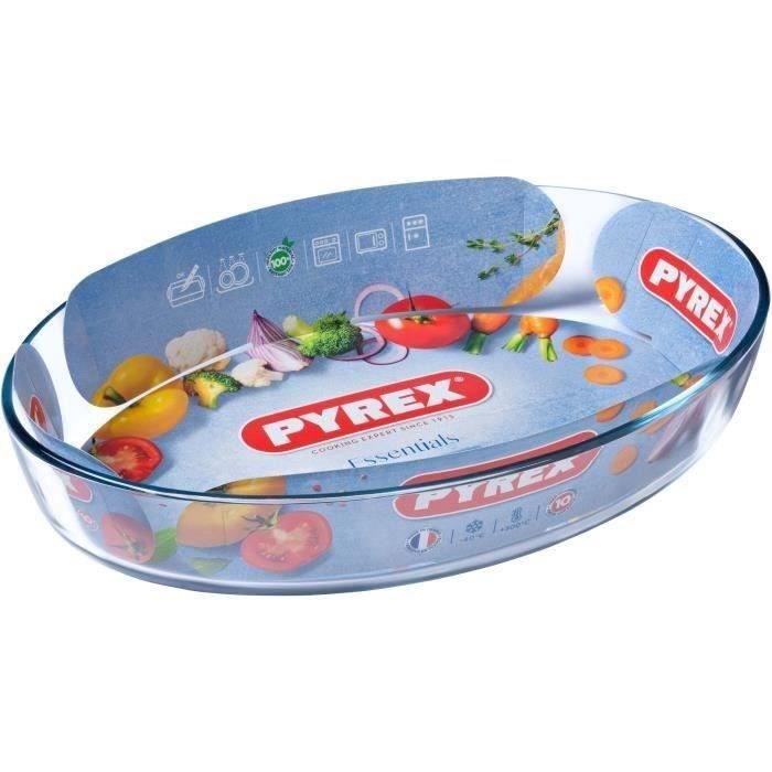 Pyrex Oven Dish - 1450038 - Oval - Borosilicate Glass - 35 x 24 cm