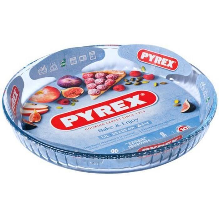 PYREX Pie Tin - 1450152 - Borosilicate Glass - 28 cm