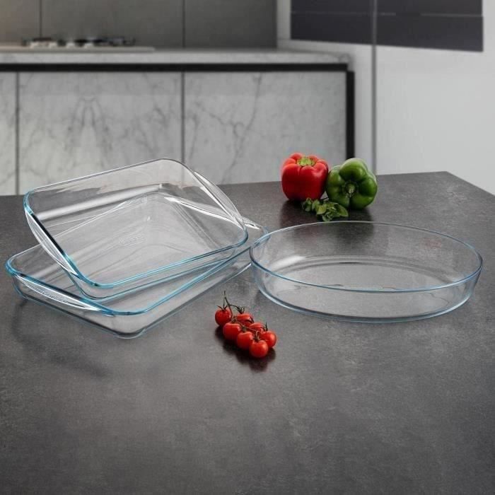 Pyrex Lasagna Dish - 1450032 - Rectangular - Borosilicate Glass - 35 x 23 cm