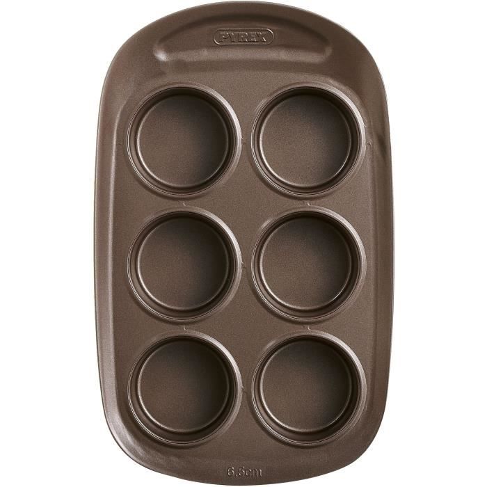 PYREX Muffin Tin - Carbon Steel - Non-stick - 6 Holes - 1452001