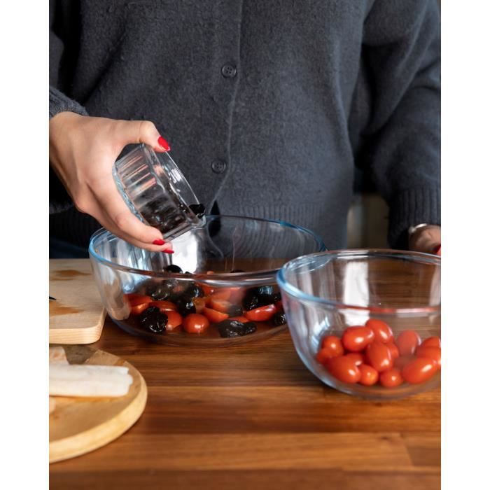 PYREX Casserole Dish - Round - Borosilicate Glass - 3 Liters