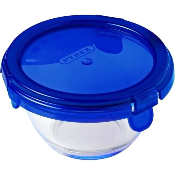 Boîte ronde avec couvercle - PYREX - 1451032 - 11 cm-200 ml - Cook & Go - Base en verre borosilicate