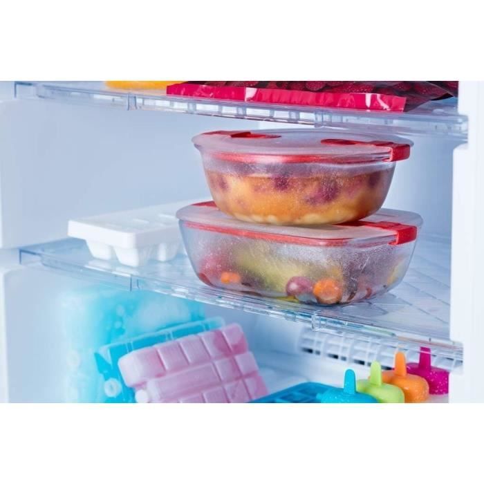 PYREX Rectangular Container with Lid - 23 x 15 cm - 1.1 L - Cook & Heat - Borosilicate Glass