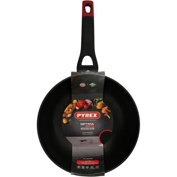 PYREX Wok - 28 cm - Forged Aluminum - Non-Stick - PFAS-Free - 1455021